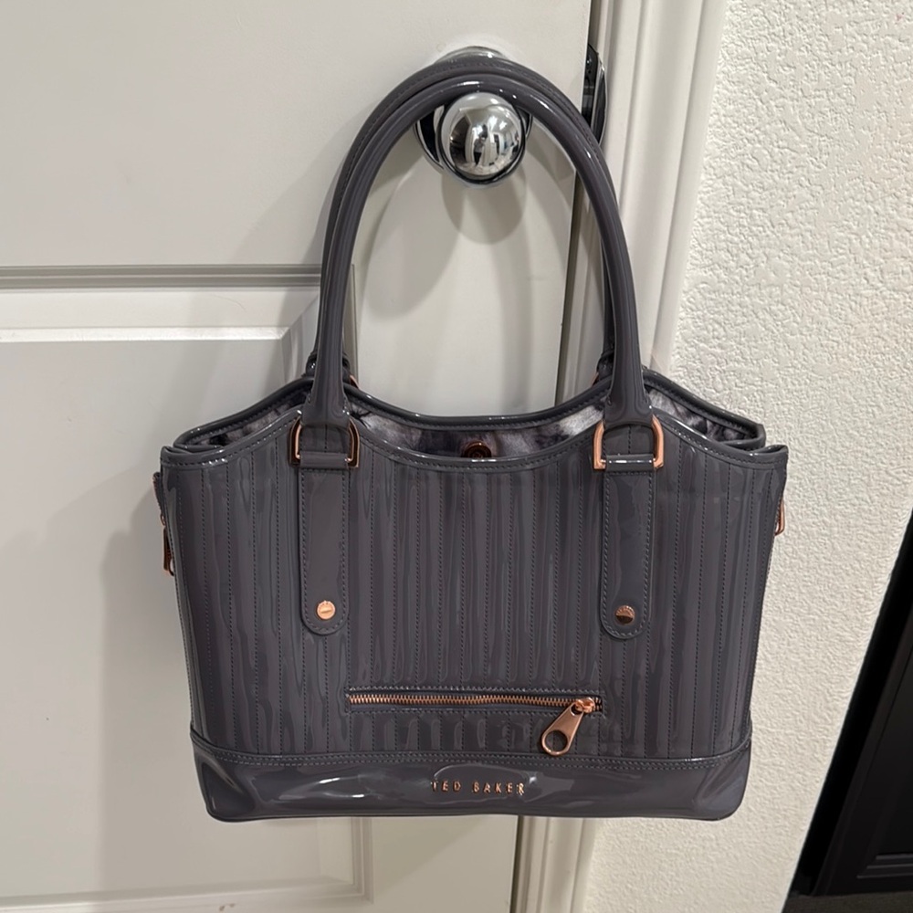 Ted Baker Gray Tote Bag